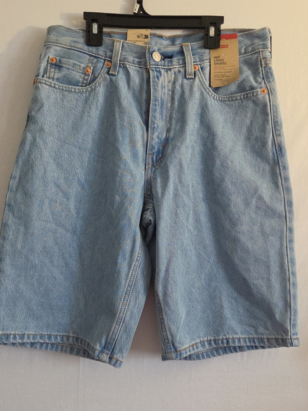 Levi's Light Blue Denim Loose Fit Men’s Shorts